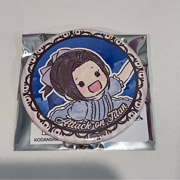 Attack on Titan Sasha Blouse GraffArt Can Badge Shingeki no Kyojin Douwa ver - Picture 2 of 4